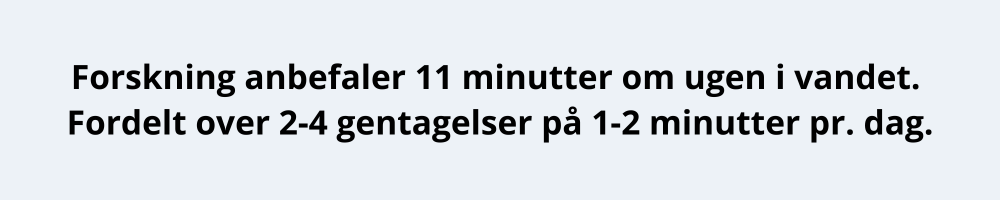 Hvor lang tid skal man sidde i et isbad